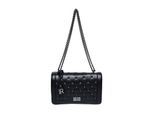 Isabella Rhea Zwart Rundleer Tas