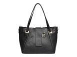 Isabella Rhea Zwart Rundleer Tas