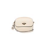 Roberta M Beige Rundleer Tas
