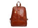 Anna Luchini Brown Rundleer Tas