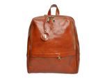 Anna Luchini Brown Rundleer Tas
