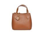 Luisa Vannini Brown Rundleer Tas
