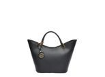 Roberta M Zwart Rundleer Tas