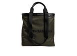 Dolce & Gabbana Militair Groen Nylon Schouderband Tote Bag