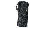 Dolce & Gabbana Zwarte Luipaard Ronde Slanke Tote Fles Kooi Tas