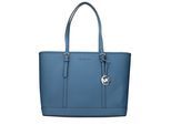 Michael Kors Blauwe Leren Schoudertas