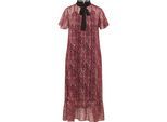Faina Midi-jurk met luipaardprint naemi Dames rood