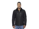 Heren schapenvacht biker bomberjack-Agboville
