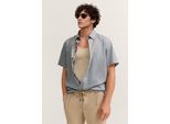 Bugatti Herren Korte mouwen overhemd elegant met all-over patroon