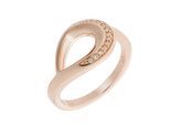 Orphelia Dames 925 Sterling Zilveren Ring - Roze zr-7366