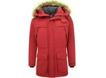 Enos Lange parka jas met bontkraag - Winterjas