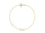 DIADEMA - Armband - Gelbgold - Diamanten - Weiß