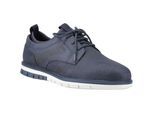 Pod Murphy Leer Heren Navy Veterschoenen