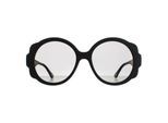 Chloe Round Dames Mat Zwart Grijs CH0120s