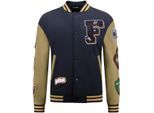 Enos Oversized letterman jacket 8633
