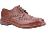 Cotswold Quenington Bruine Leren Veterschoenen Voor Heren