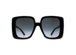 Gucci Vierkante Dames Zwart Grijs GG1314S