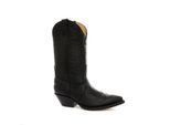 Grinders Unisex-Cowboystiefel aus schwarzem Leder, Arizona HI