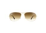Ray-Ban Aviator unisex goud bruin gradiënt zonnebril
