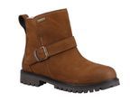 Hush Puppies Wakely Leder Damen Tan Stiefel