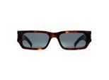 Saint Laurent Rechthoekige Heren Havana Crystal Zwart SL660