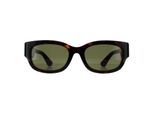 Gucci Vierkant Dames Havana met Groen en Rood Groen GG1667SK