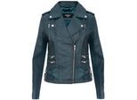 Dames leren Brando bikerjack-Loddon