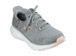 Skechers Edgeride Impression Textiel Damestrainers Groen/Oranje