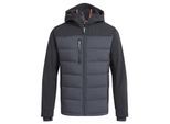 Craghoppers Heren Castleford Hybride Jas (Zwart/Koolstof Grijs)
