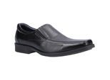 Hush Puppies Jongens Brody Leren Schoenen (Zwart)