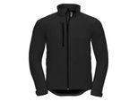 Russell Effen Soft Shell Jas Heren (Zwart)