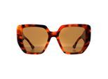 Gucci GG0956S 007 havana bruine zonnebril
