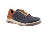 Hush Puppies Leren herenschoenen Finley (Oranje/zwart)