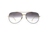 Dita Aviator Unisex Zwart Geel Goud Donkergrijs naar Helder Kleurverloop Flight 004
