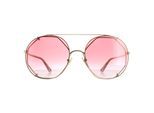 Chloe Round Dames Gold Red Gradient Ch0041s