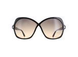 Tom Ford Rosemin FT1013 01B glanzend zwart smoke gradient zonnebril