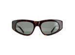 Balenciaga ovale dames donkere havana groen bb0095s