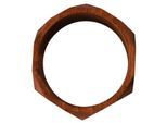 Costume National Bracelet en bois marron pour femme avec marque