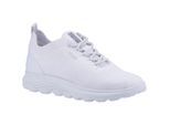 Geox D Spherica A Leren Witte Sneakers Voor Dames