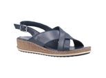 Hush Puppies Vrouwen/dames Elena Leren Wigsandaal (Marine)