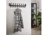 Hoyz Hoyz kapstok industrieel met 16 haken - wandkapstok 78cm breed snelle montage