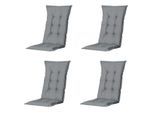 Madison kussen lage rug basic grey 105x50 - 4 stuks