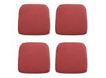 Madison Wicker universeel outdoor manchester red 46x48 4 stuks