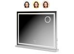 Mirlux Hollywood spiegel bluetooth speakers 80x60cm wit