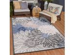 Muratap Binnen en buiten vloerkleed floral outdoor laagpolig tapijt 200x290 cm