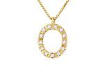 DIADEMA - Halskette mit Diamanten - O - Gelbgold - Chaine Véntienne