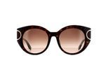 Salvatore Ferragamo zonnebril SF840SA 214 Tortoise Brown gradiënt