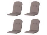 Madison Kuip hoog panama taupe 45x96 4 stuks