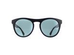 Serengeti Kingman SS572004 matzwarte saturnus gepolariseerde petrol blauwe zonnebril