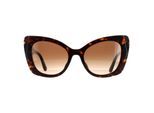 Dolce & Gabbana zonnebril DG4405F 502/13 Dark Havana Brown Gradiënt